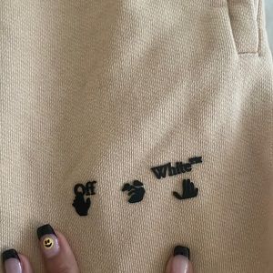 New WOT off white sweatpants